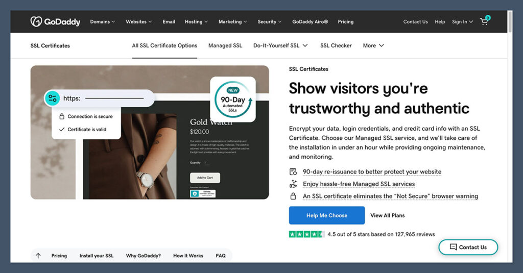 GoDaddy SSL