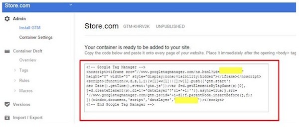 Google Analytics Tracking Code GTM