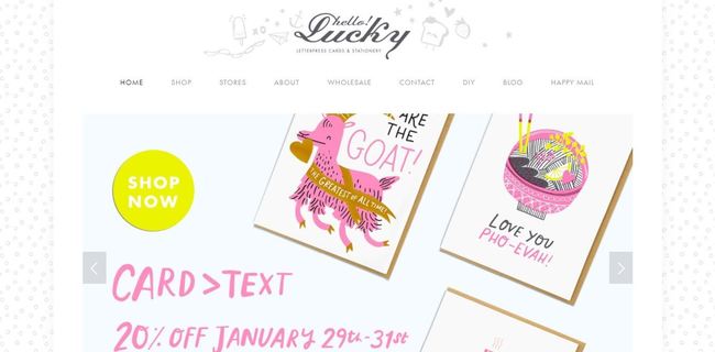 online store - hello lucky