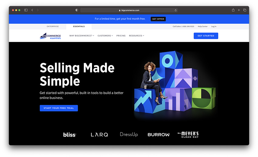 shopify alternatives - bigcommerce