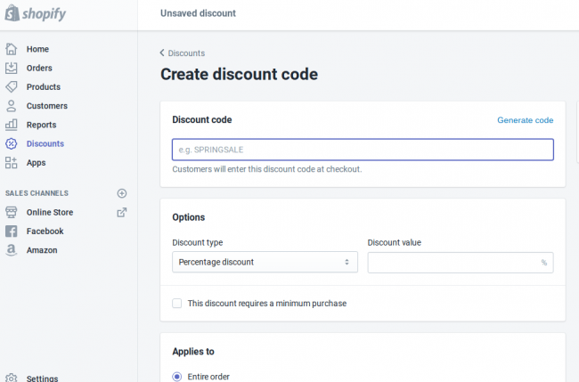 Shopify Bewertungen - Rabatt-Codes