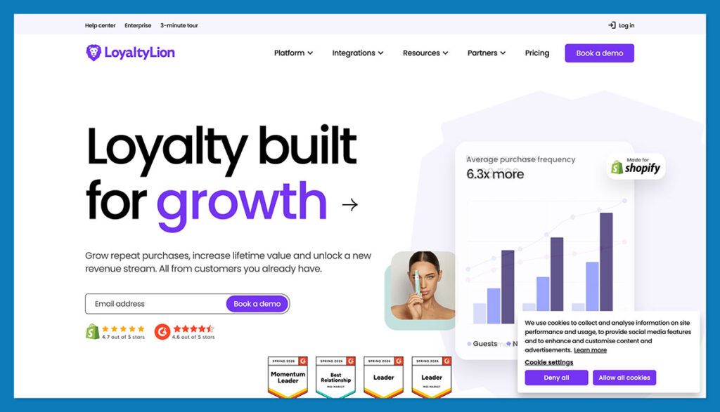 LoyaltyLion homepage