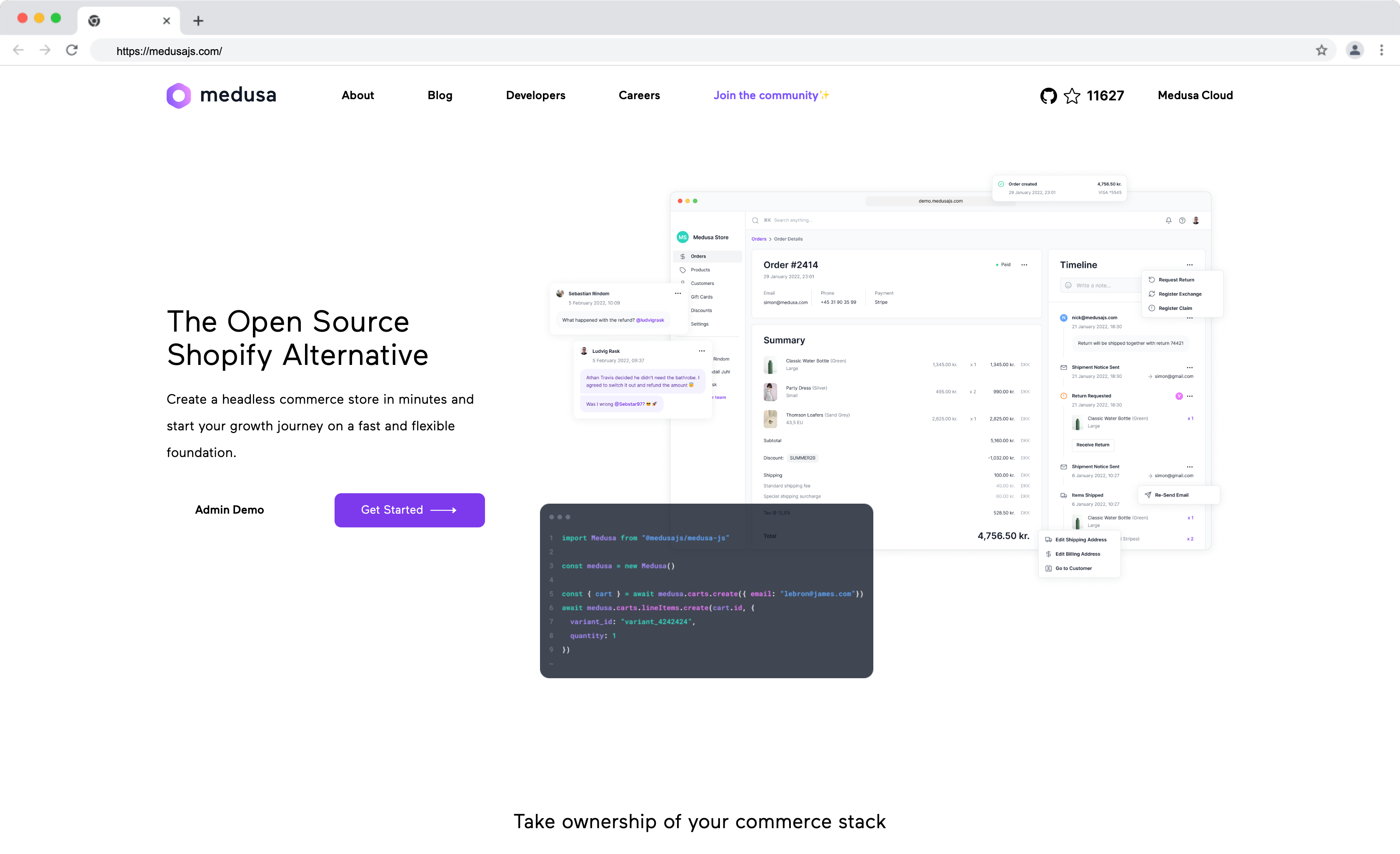 medusa open source ecommerce platforms