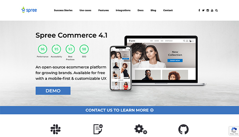 spree commerce - open source and free ecommerce platforms
