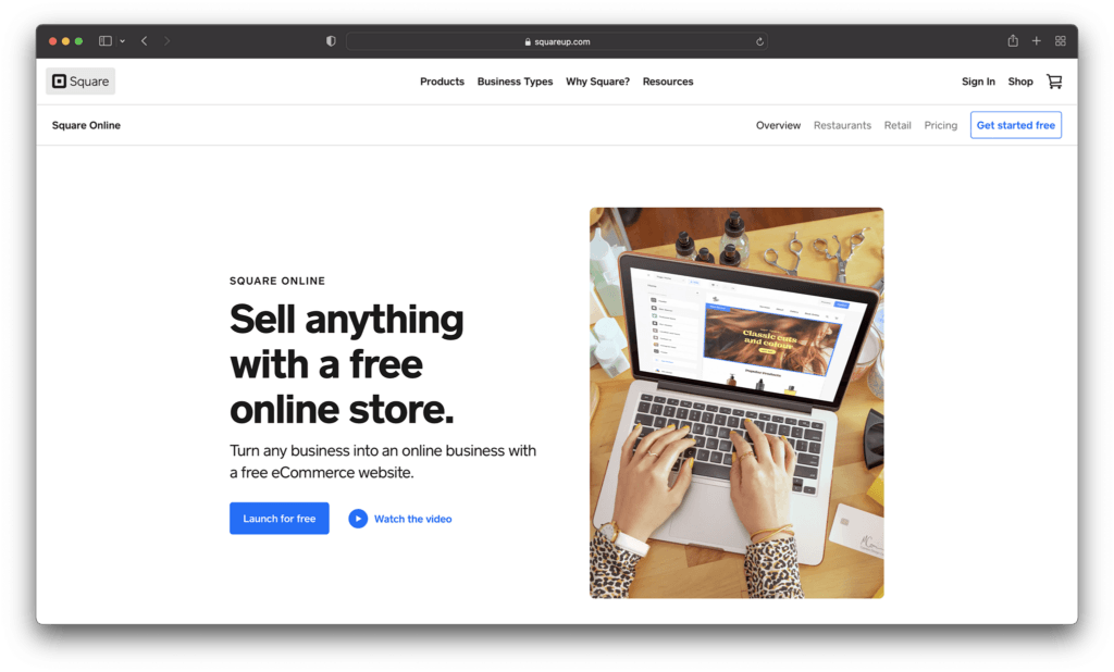 square online - open source and free ecommerce platforms