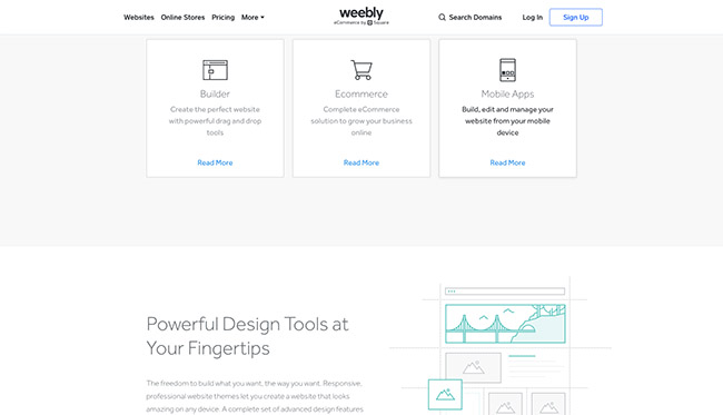 weebly review - features