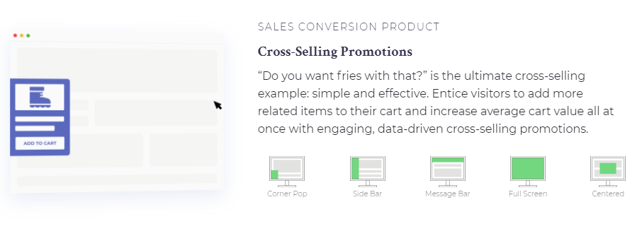 justuno sales conversion