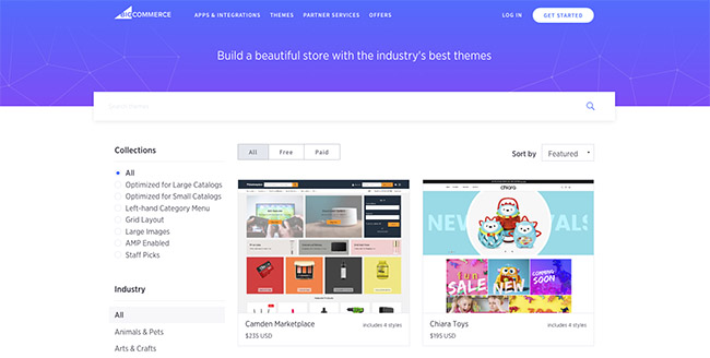 BigCommerce more themes