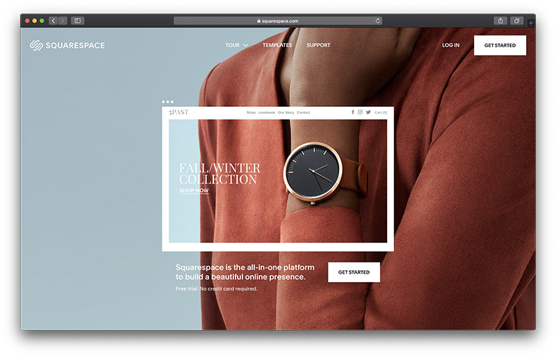 squarespace - shopify competitor