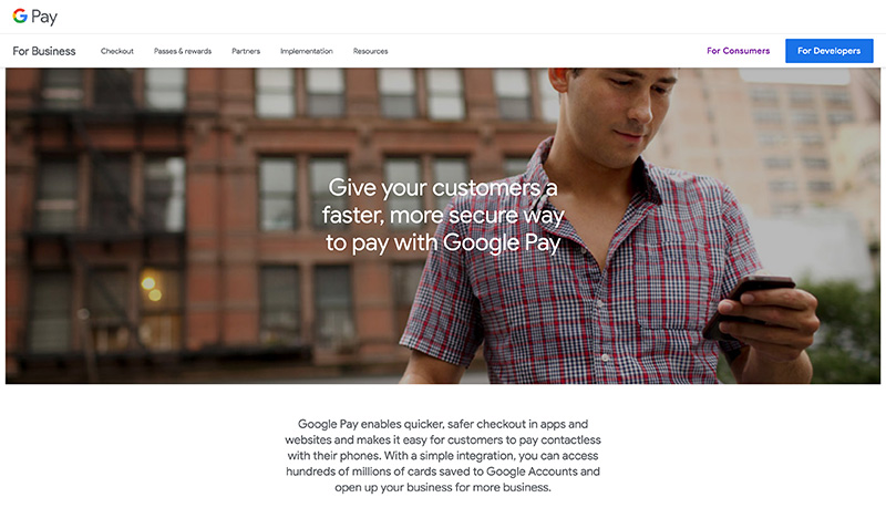 google pay for business