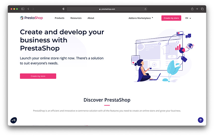 Shopify Alternatives - prestashop