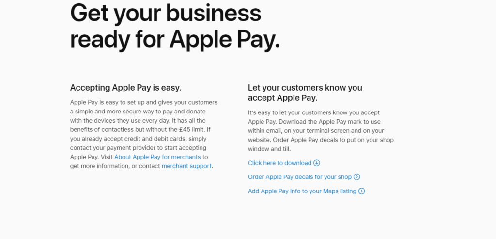 Apple Pay for business
