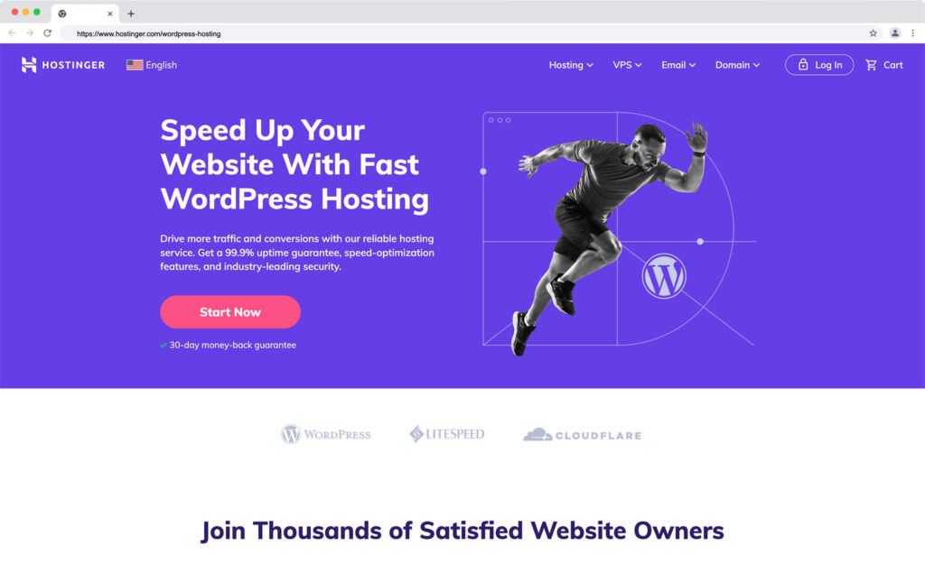 hostinger - best wordpress hosting