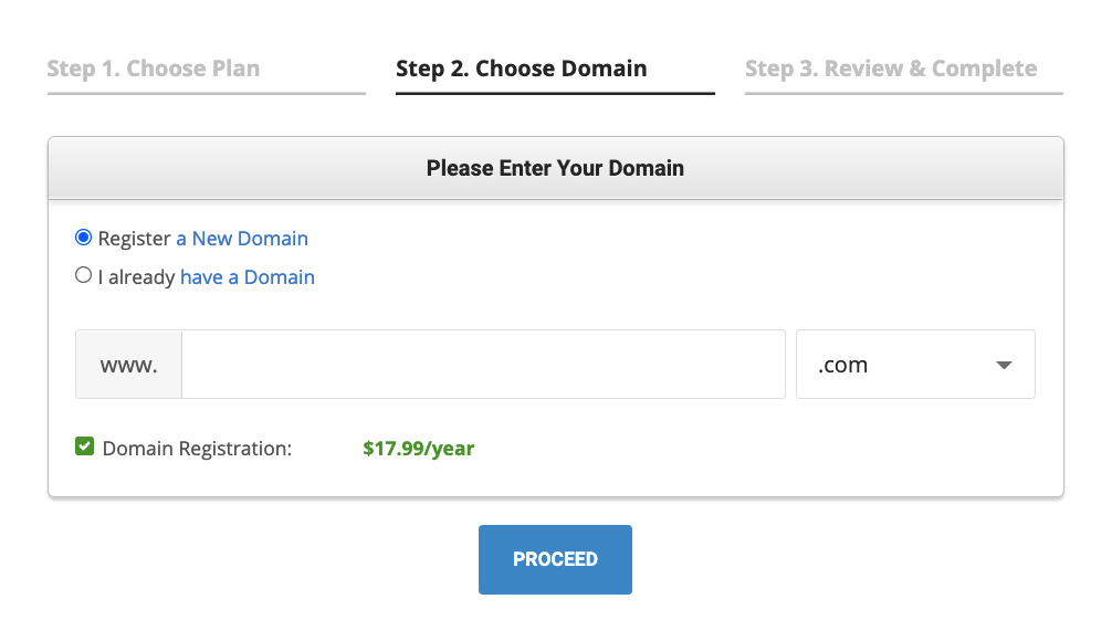 How to build a WordPress website: first choose a domain