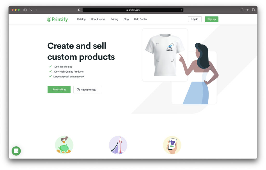 printify - best print on demand company for selling jewelry