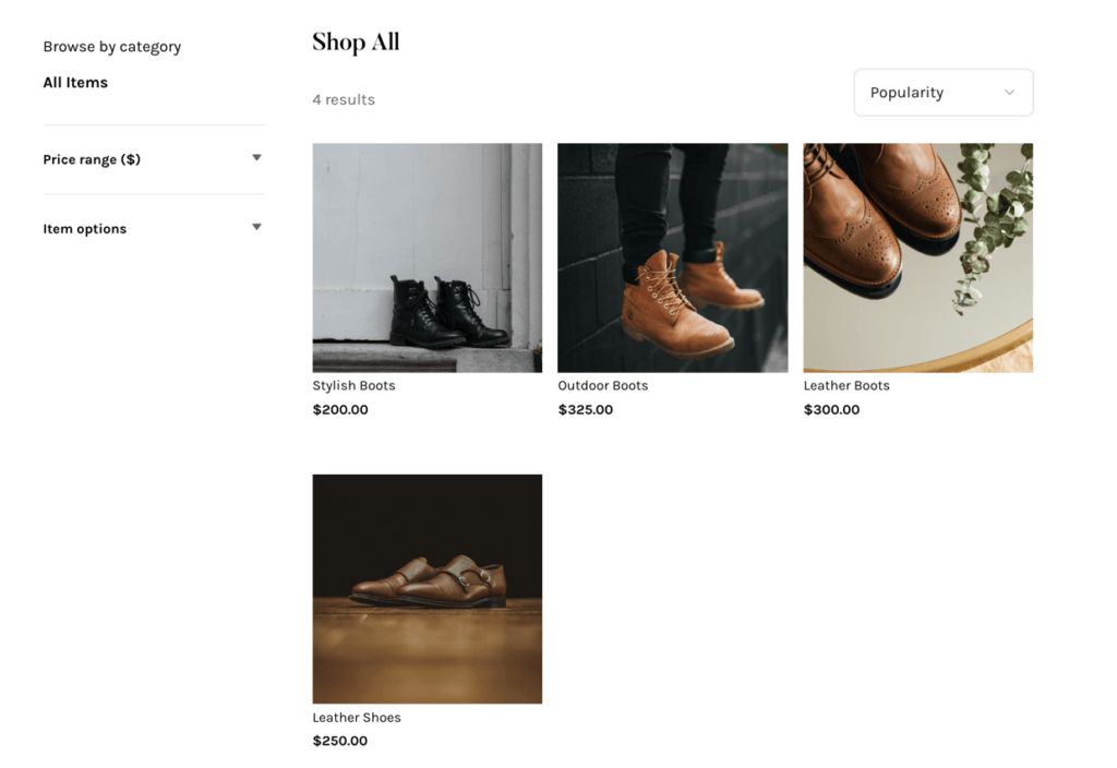 how to create an online store for free and see the gallery