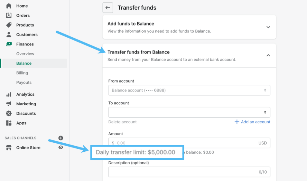 transfer funds 