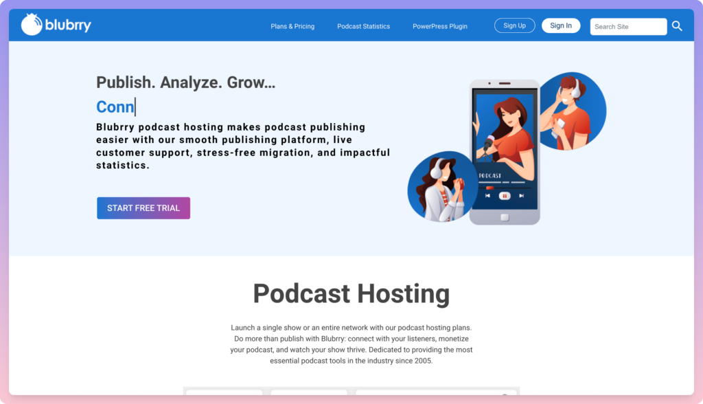 blubrry - best podcast hosting platform
