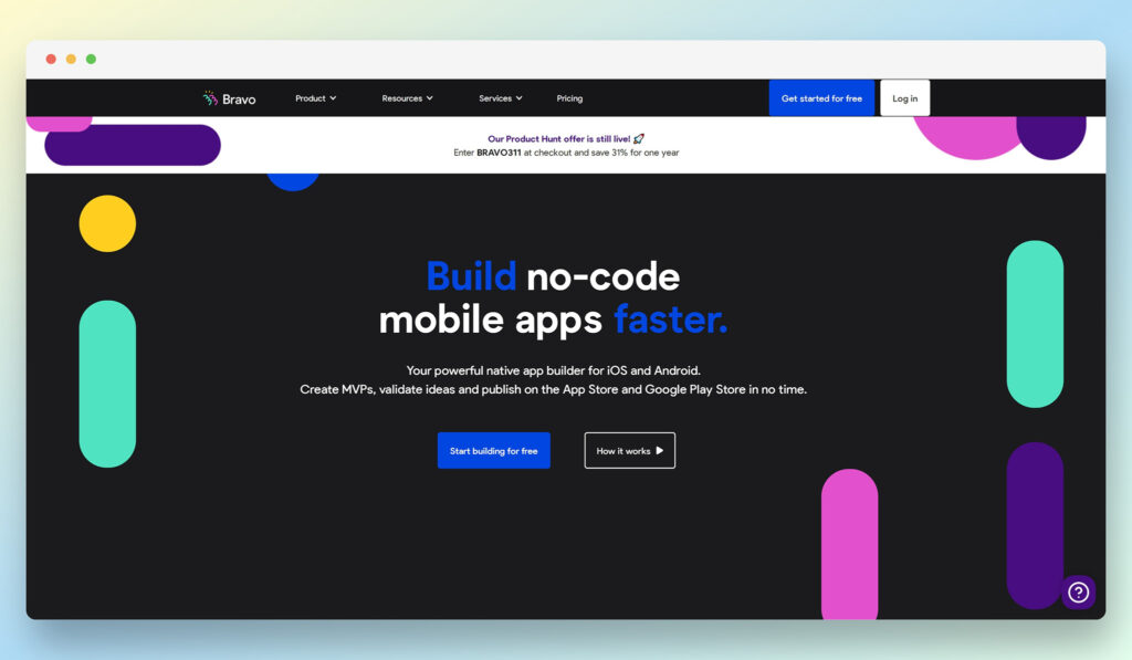 bravo studio - best no code app builder