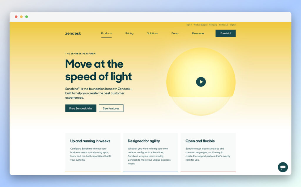 zendesk sunshine - najlepsze platformy bez kodu