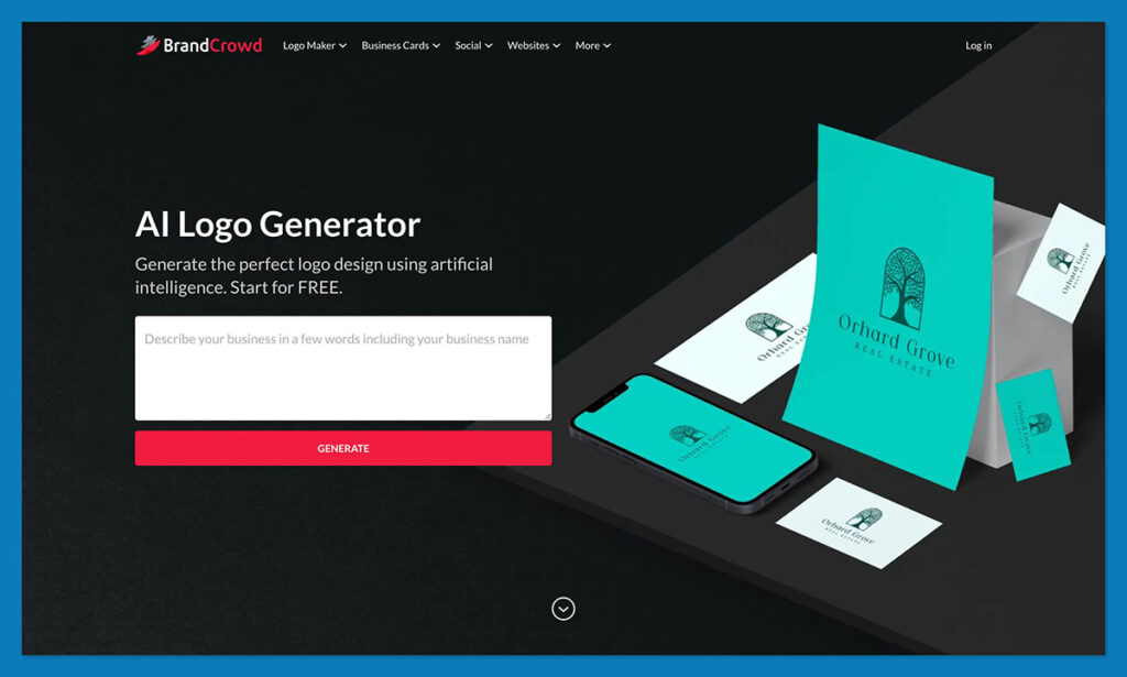 brandcrowd ai logo maker