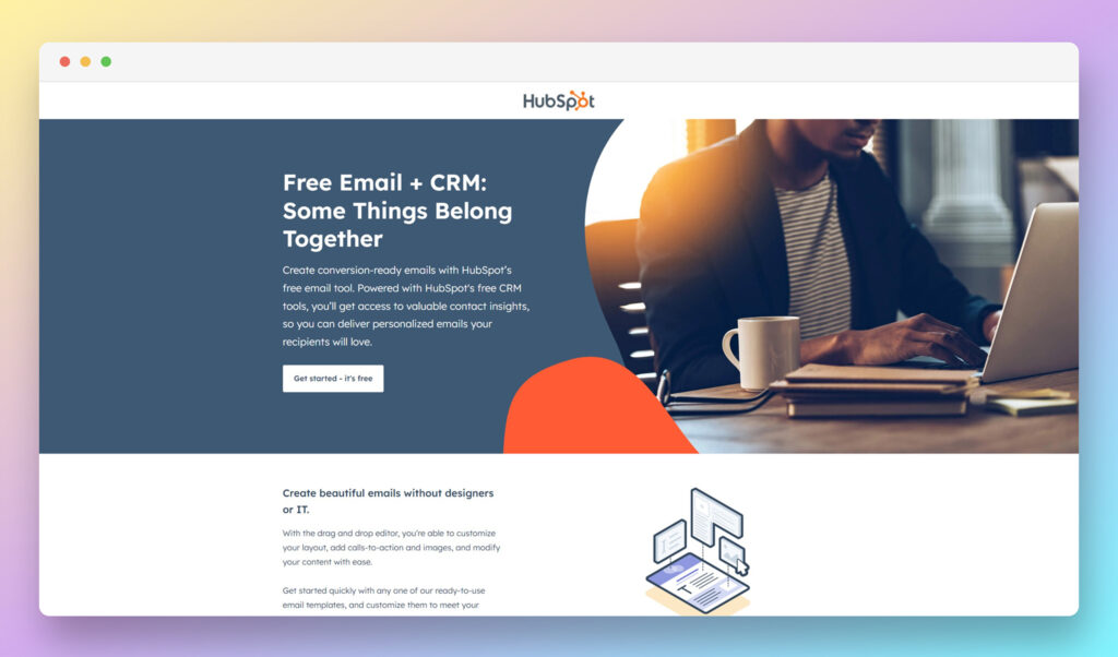 hubspot - best email marketing software for ecommerce