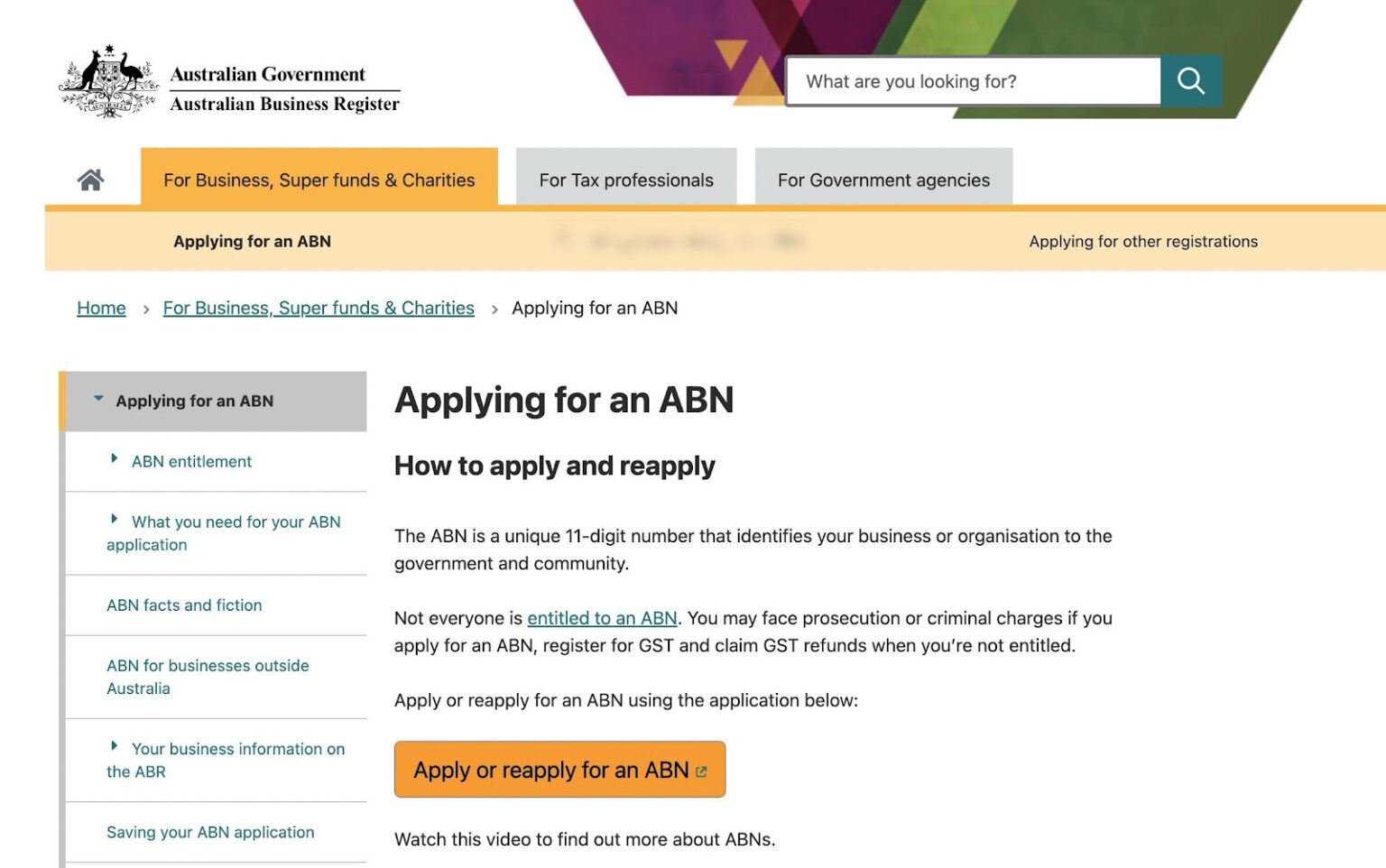 Apply For Australian Business Number Online