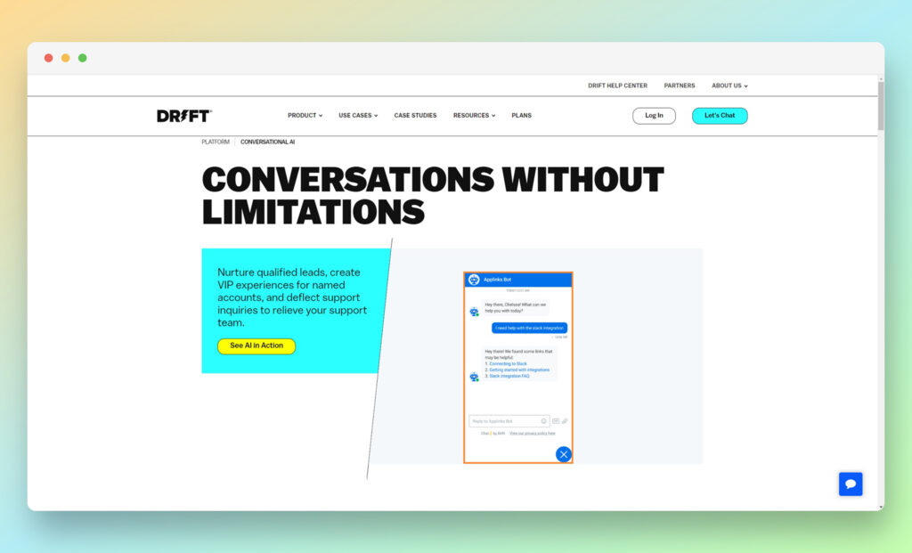 Drift - Best AI ChatBots