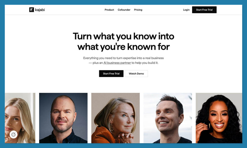 kajabi homepage