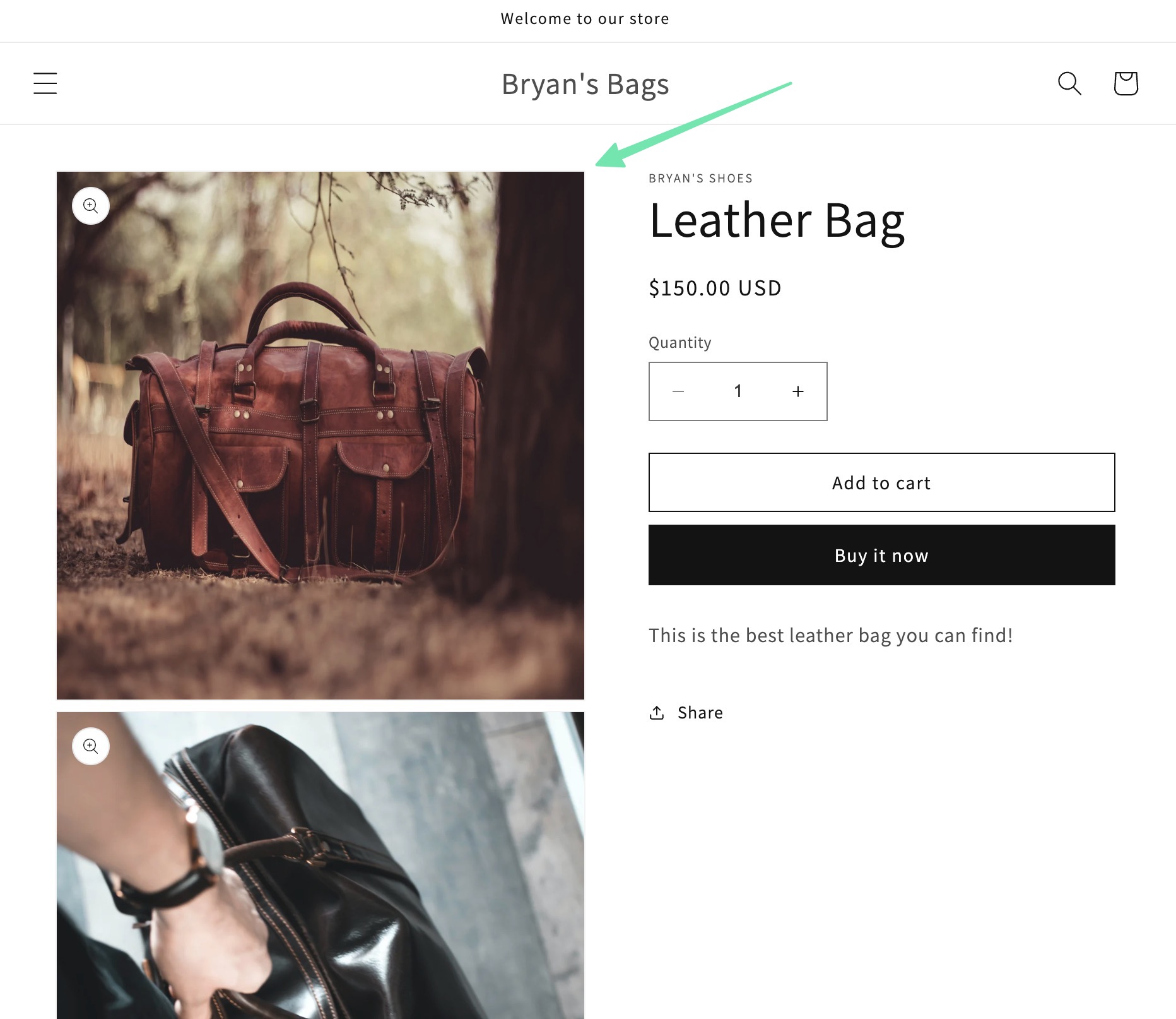 Shopify image size for product photos