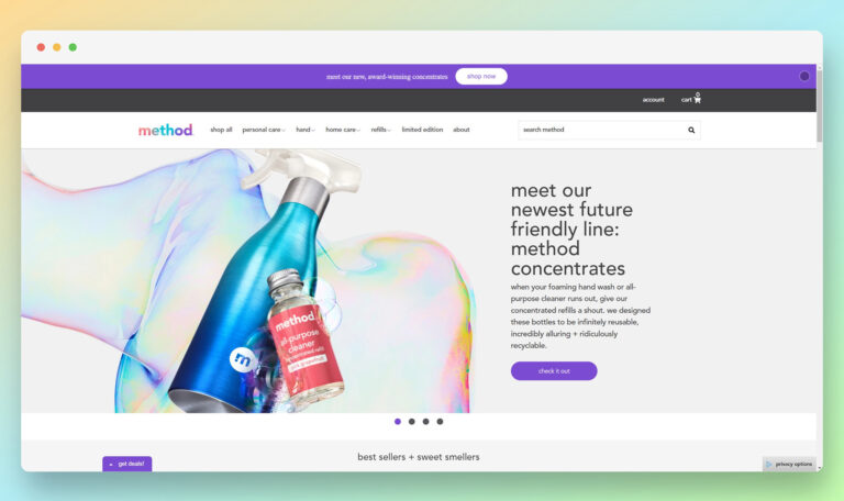Method Store Best Examples of BigCommerce Stores in 2023 - Ecommerce-Platforms.com