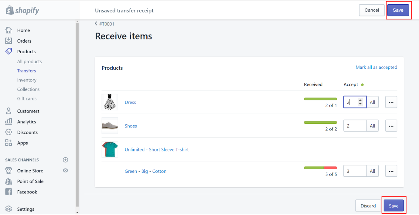 8 Steps to Receive an Inventory on Shopify