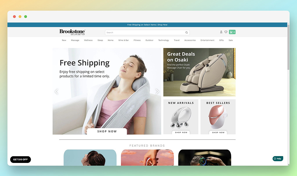 Brookstone - Shopify Dropshipping Stores