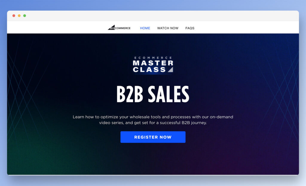 bigcommerce b2b masterclass - best ecommerce online courses