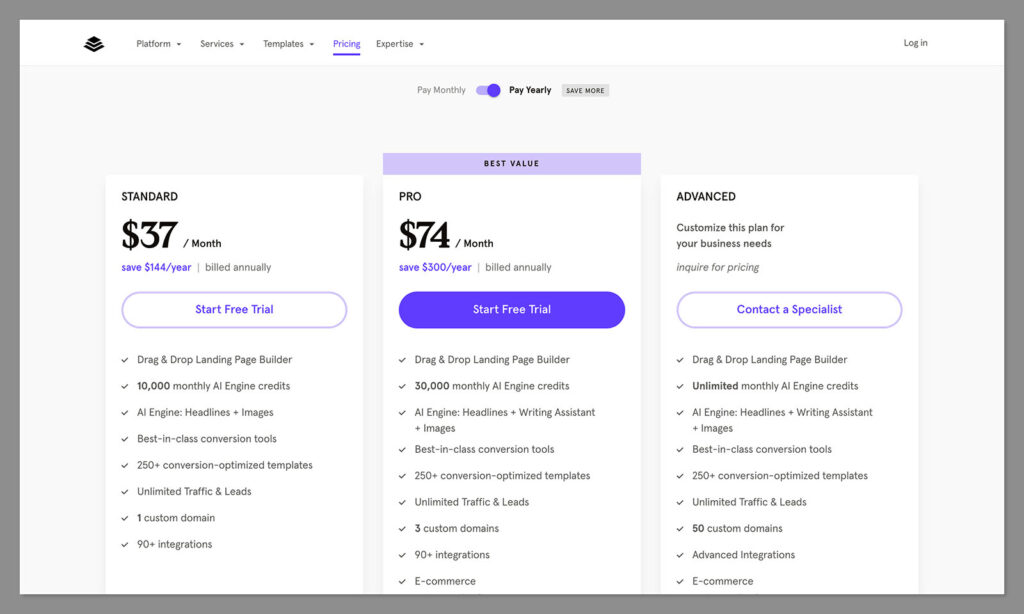 leadpages pricing - leadpages vs sumome