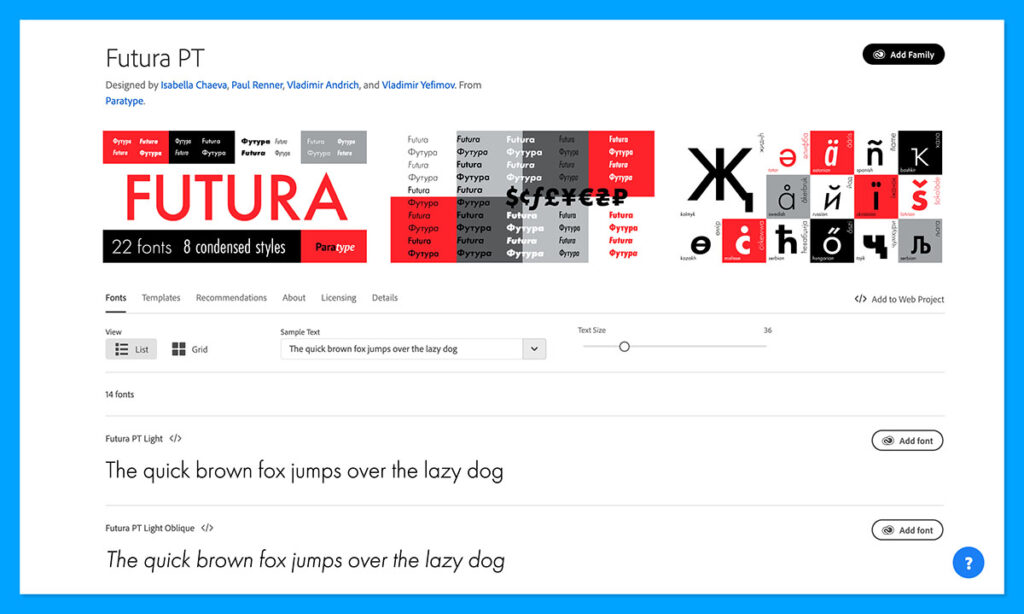 Futura best shopify fonts