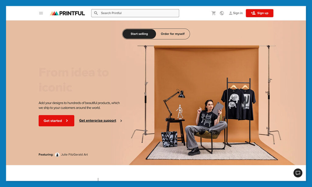 printful homepage