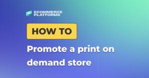 how to promote a print on demand store
