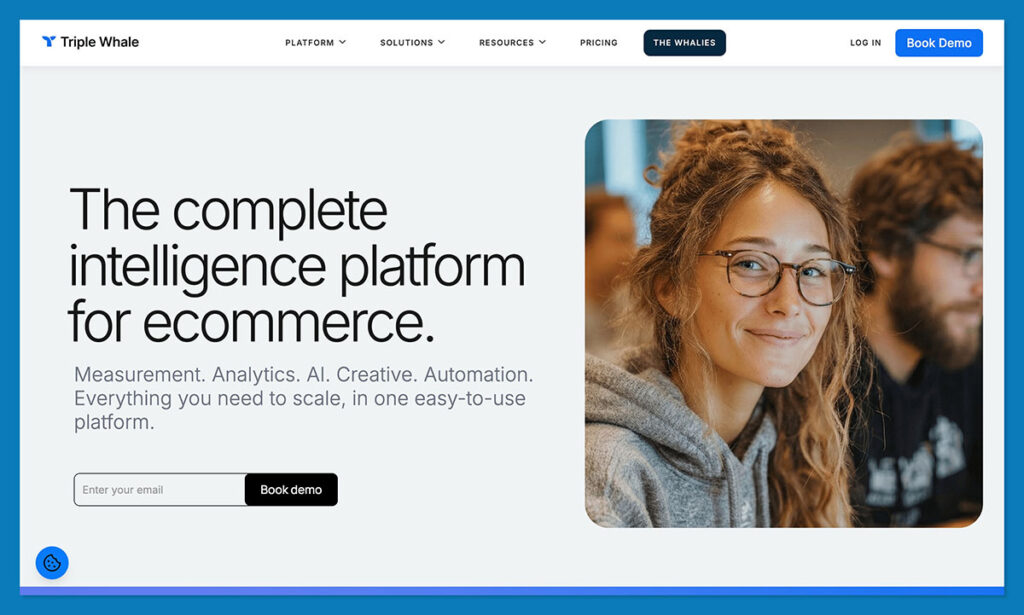 triple whale homepage