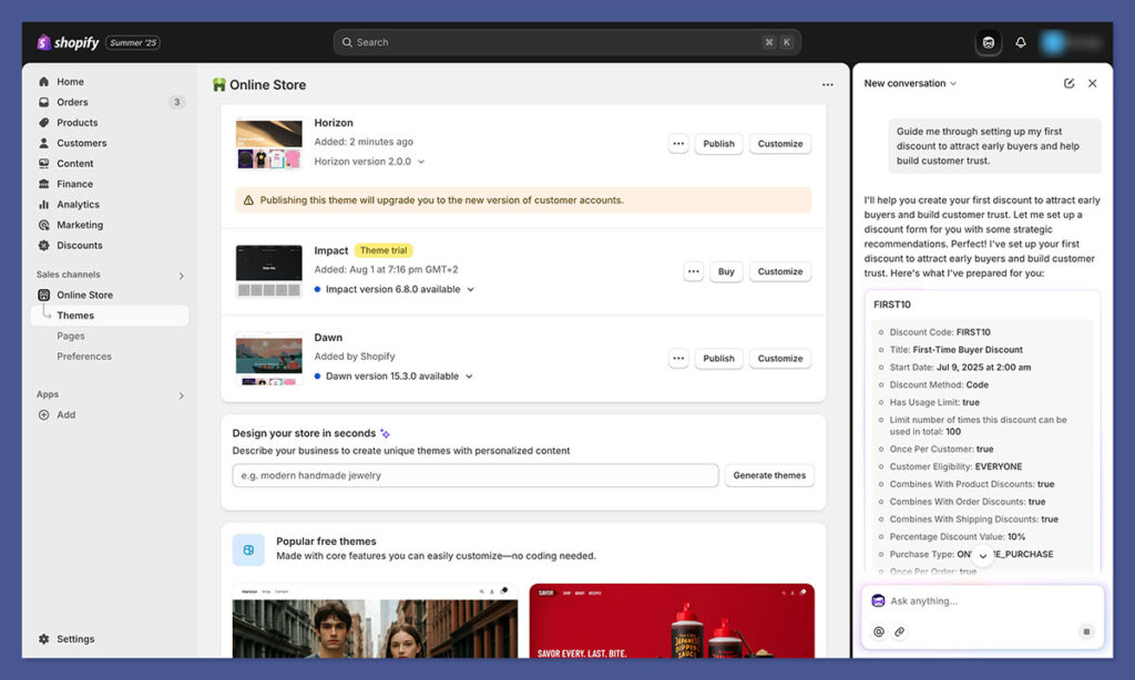 shopify sidekick example