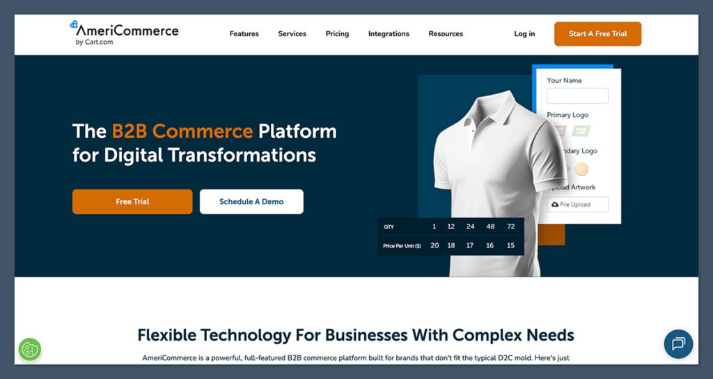 AmeriCommerce Homepage