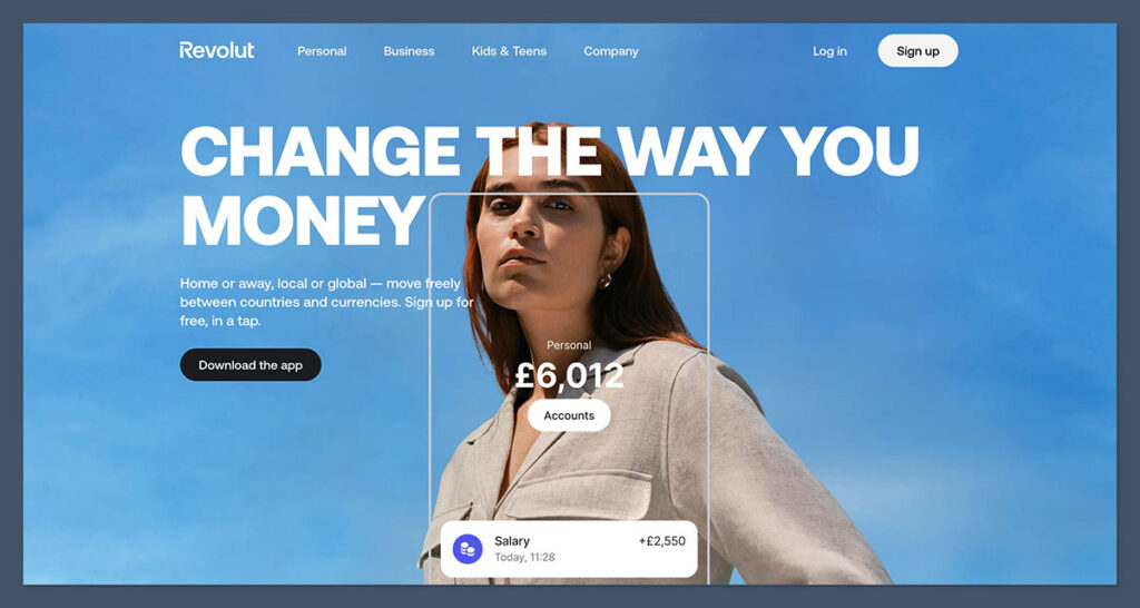 Revolut Homepage