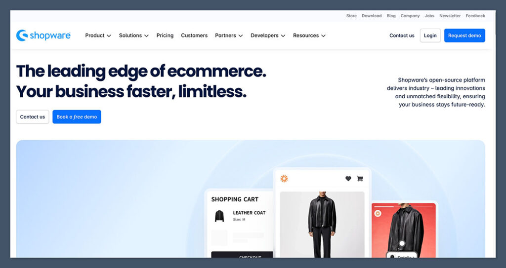 Shopware Homepage