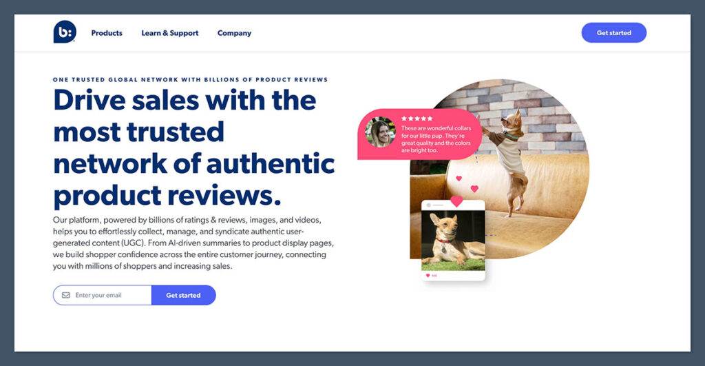 Bazaarvoice Homepage