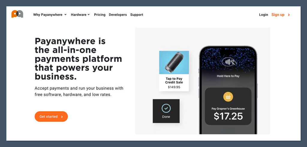 Payanywhere Homepage