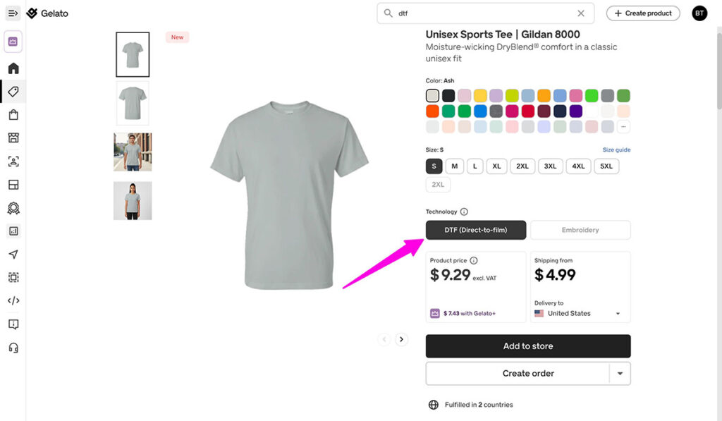 gelato dtf printing