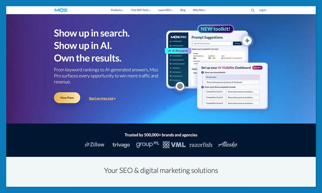 moz homepage