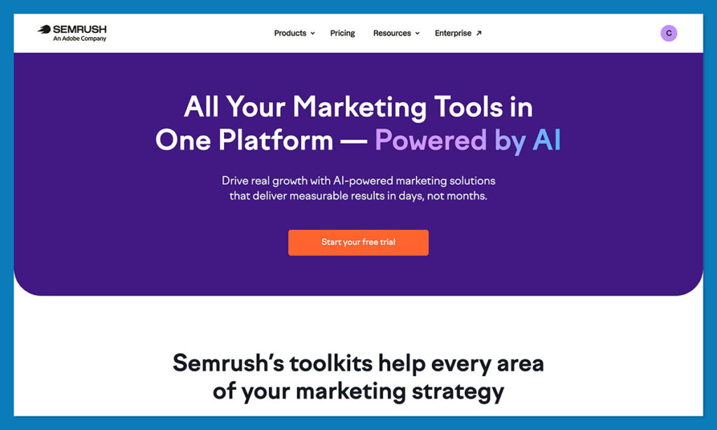 semrush toolkit