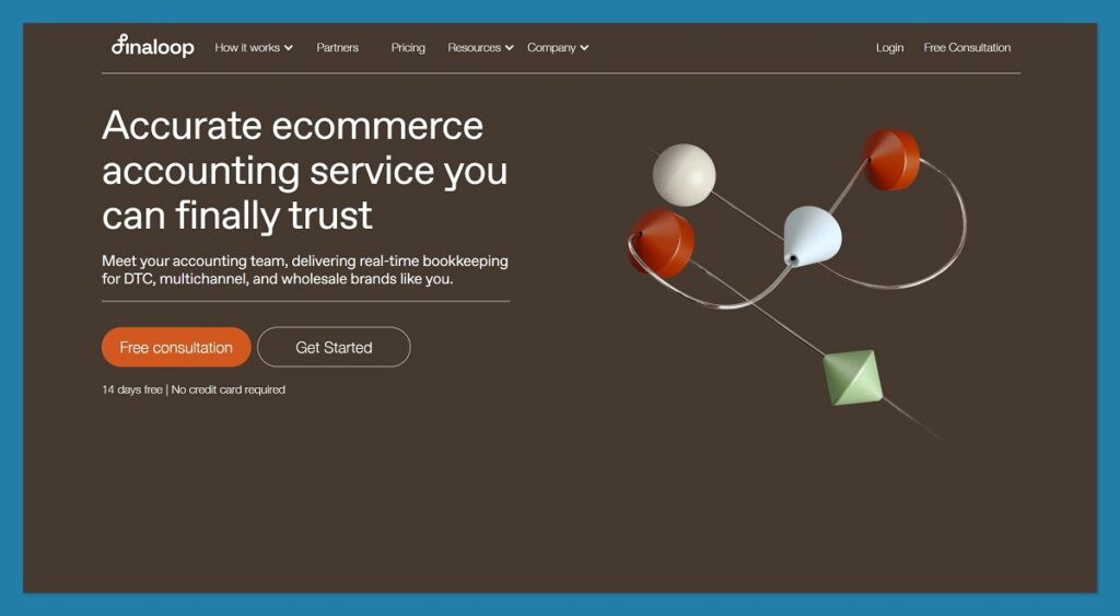 Finaloop homepage