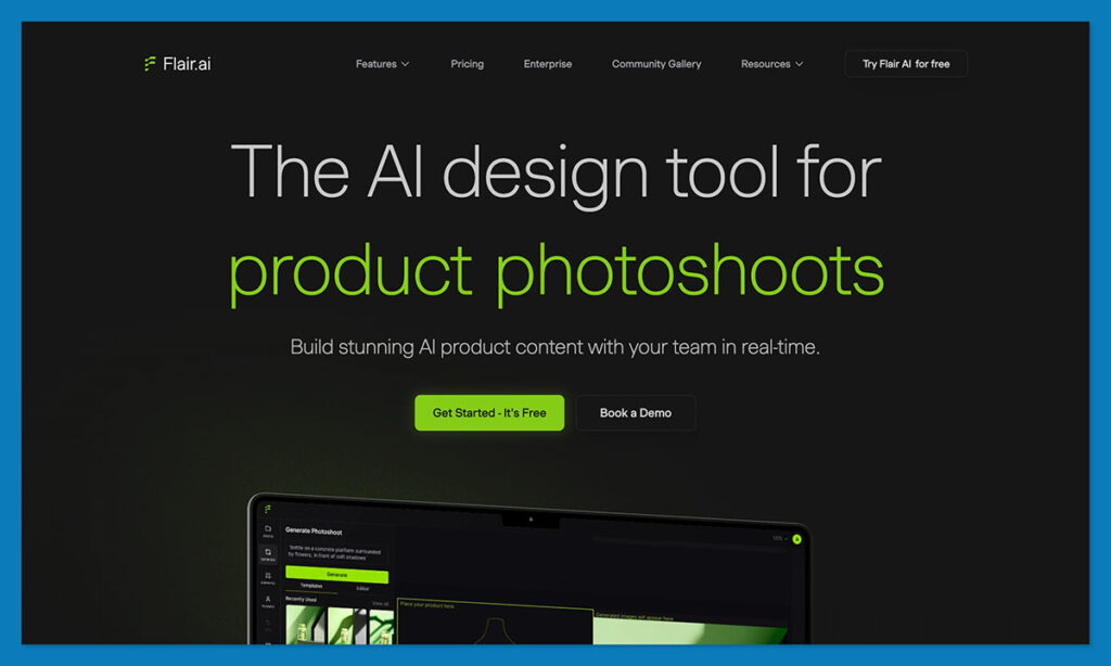 Flair AI homepage